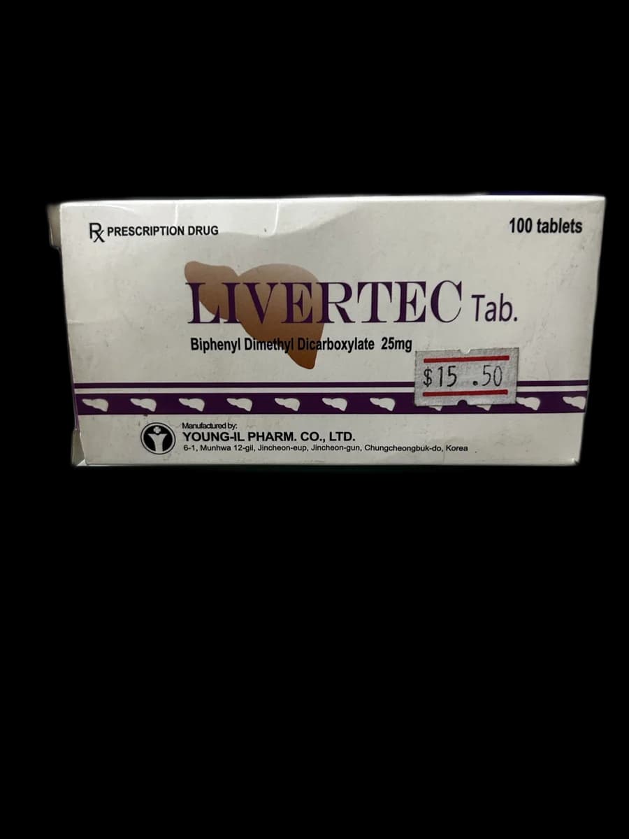 Livertec Tab 25mg 25mg
