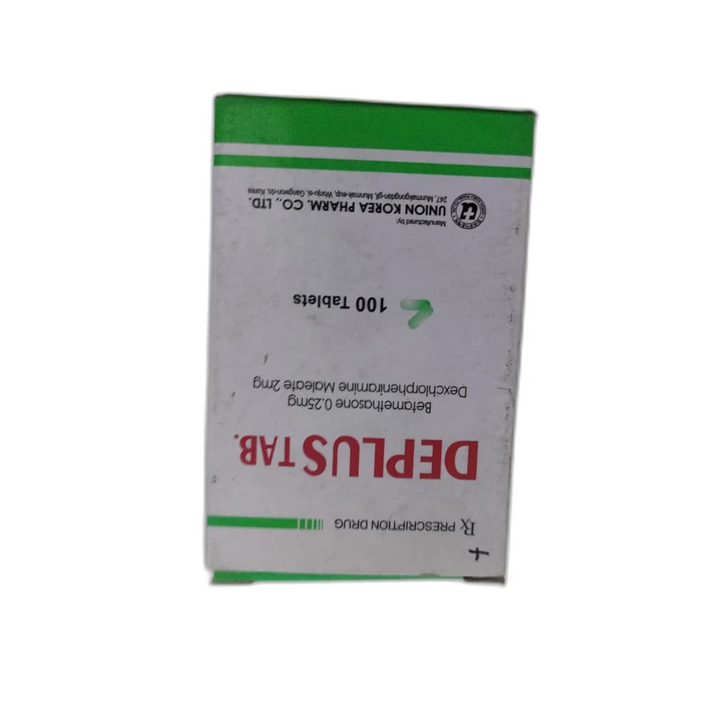 Deplus Tab Betamethasone 0.25 mg + Dexchlorpheniramine Maleate 2 mg