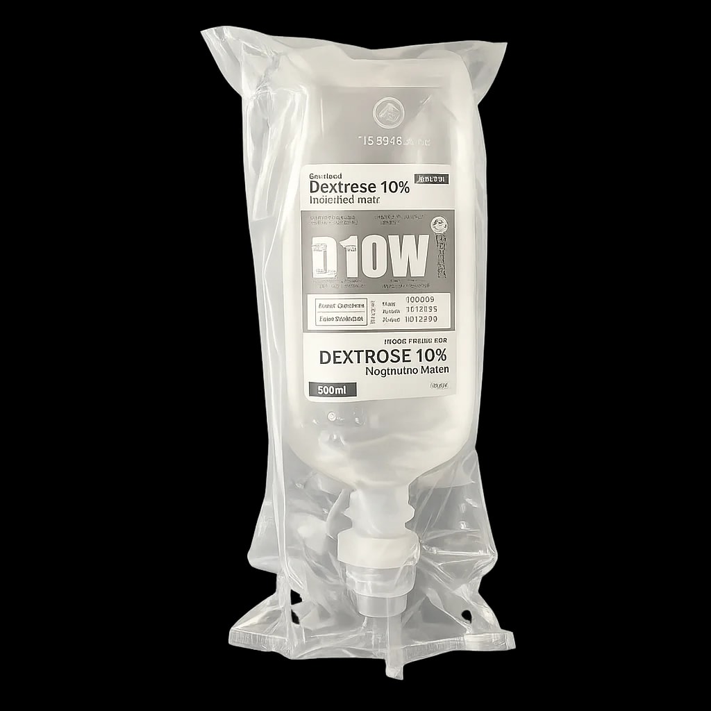 D10W 10% w/v, 500 mL - PHARMACIE PUNLEU SOKPHEAP II
