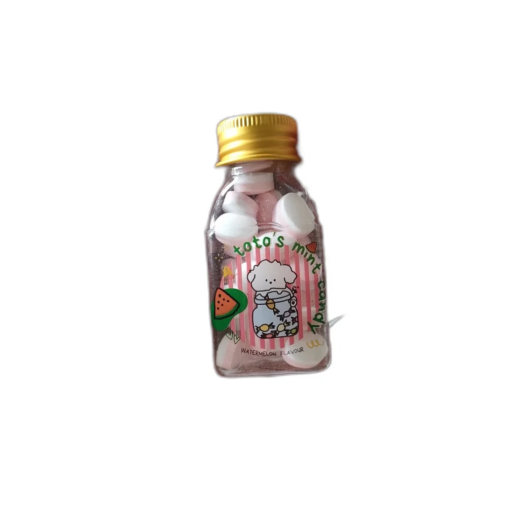 Toto's Mint Candy (Watermelon Flavour) Candy bottle - SUKHA PHARMACY