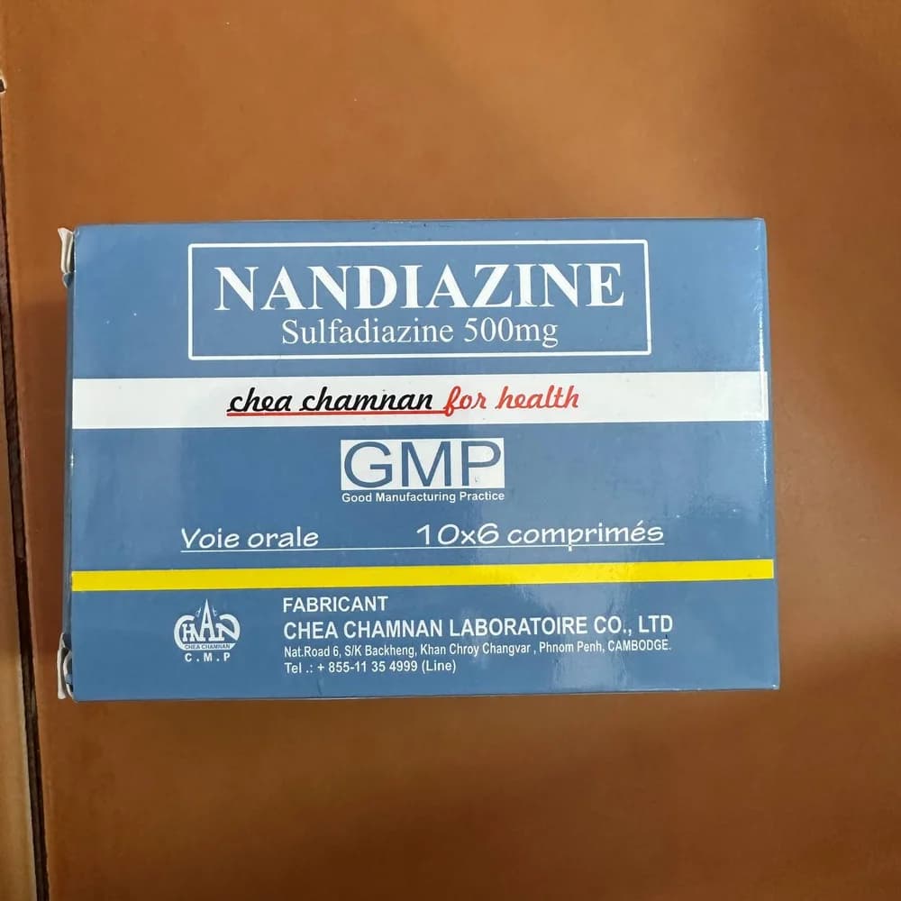 Nandiazine 500 mg tablets