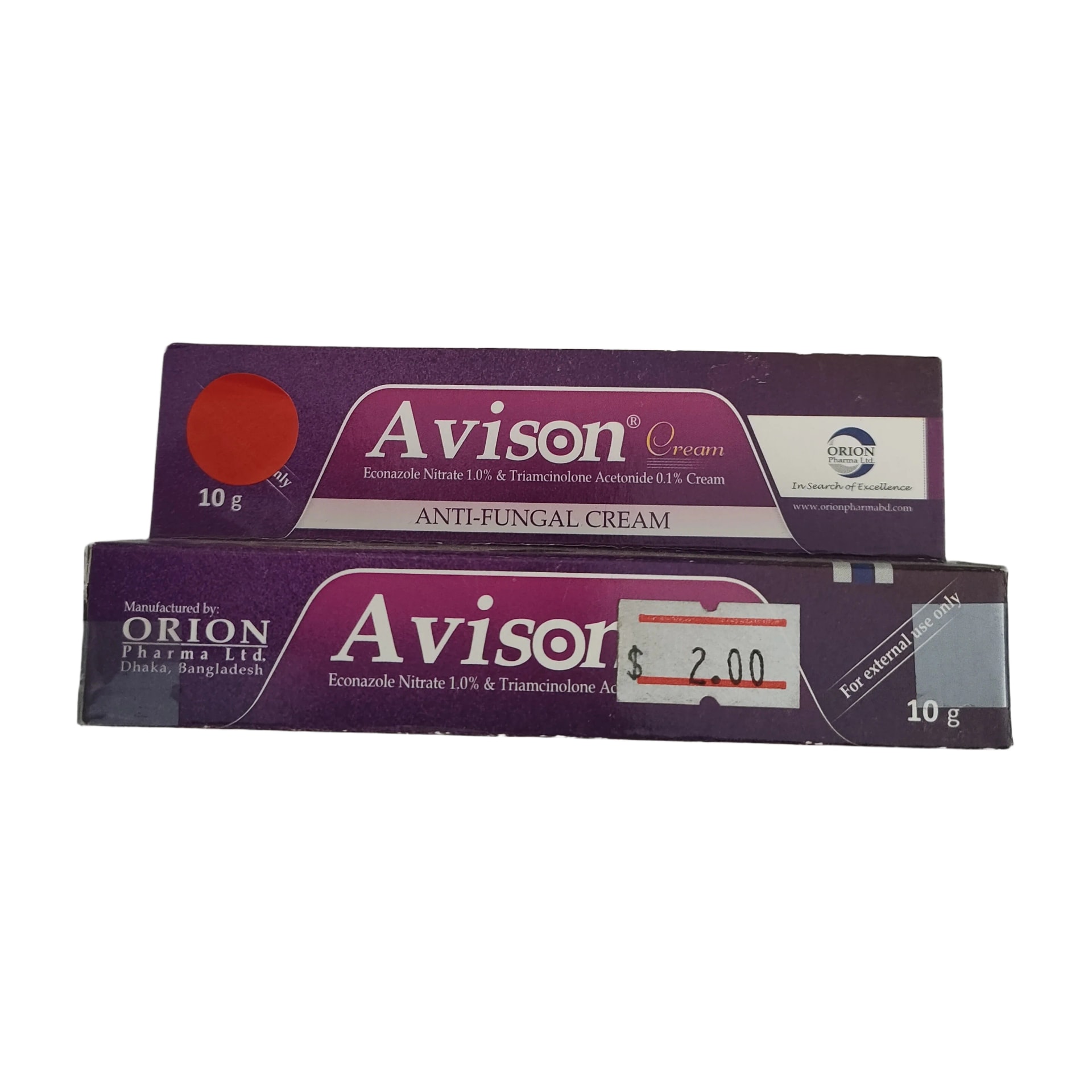 Avison Econazole Nitrate 1% + Triamcinolone Acetonide 0.1% - PHARMACY PONLEU AOSOT