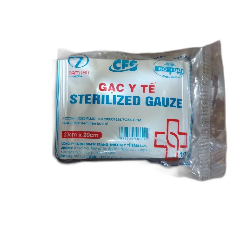 Tam Lan Sterilized Gauze 20 cm x 20 cm - PHARMA ASSIST PHARMACY