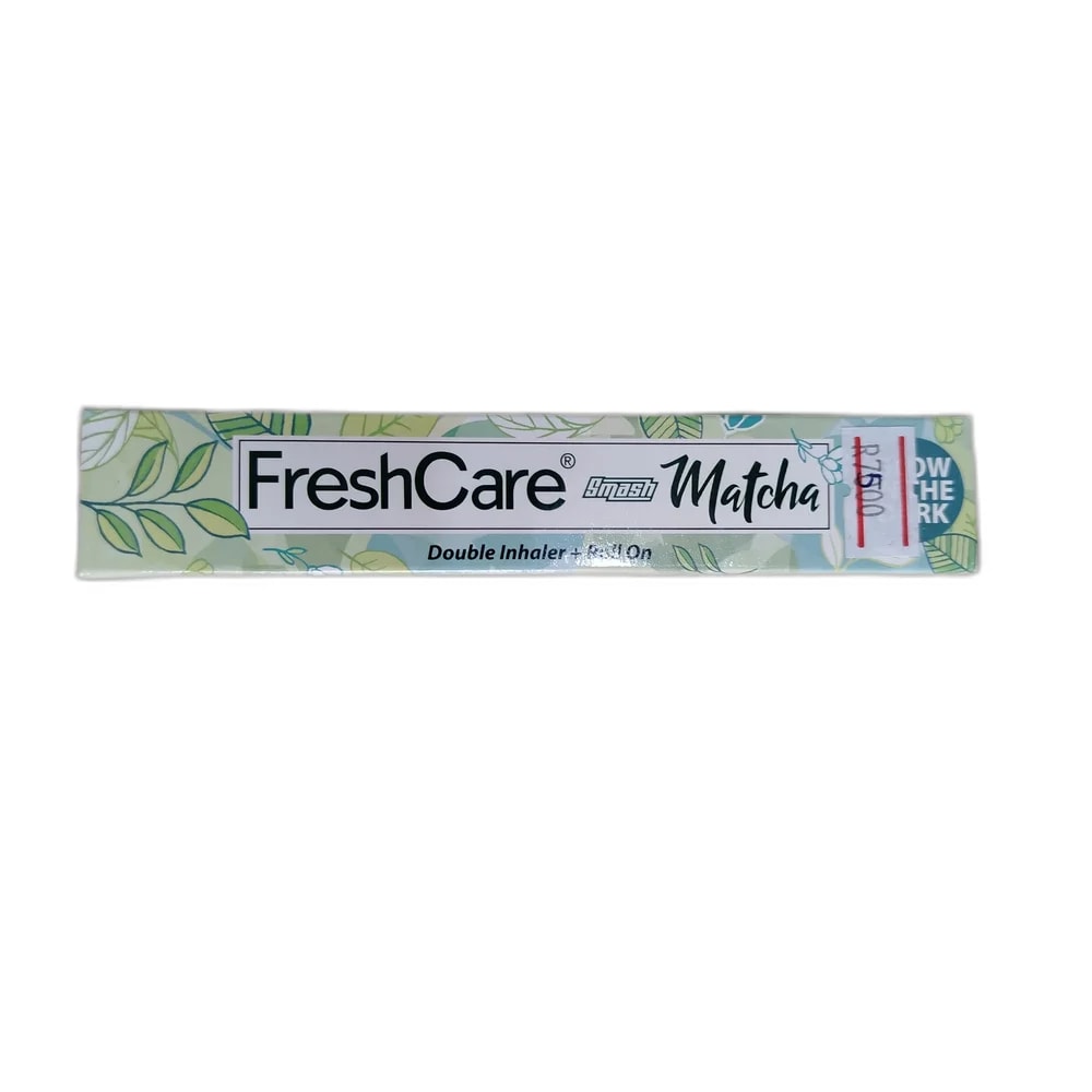 FreshCare Smash Matcha Double Inhaler: Menthol 60% | Roll-On: Menthol 30%, Camphor 5% - PHARMACIE LA BELLE PHARMA