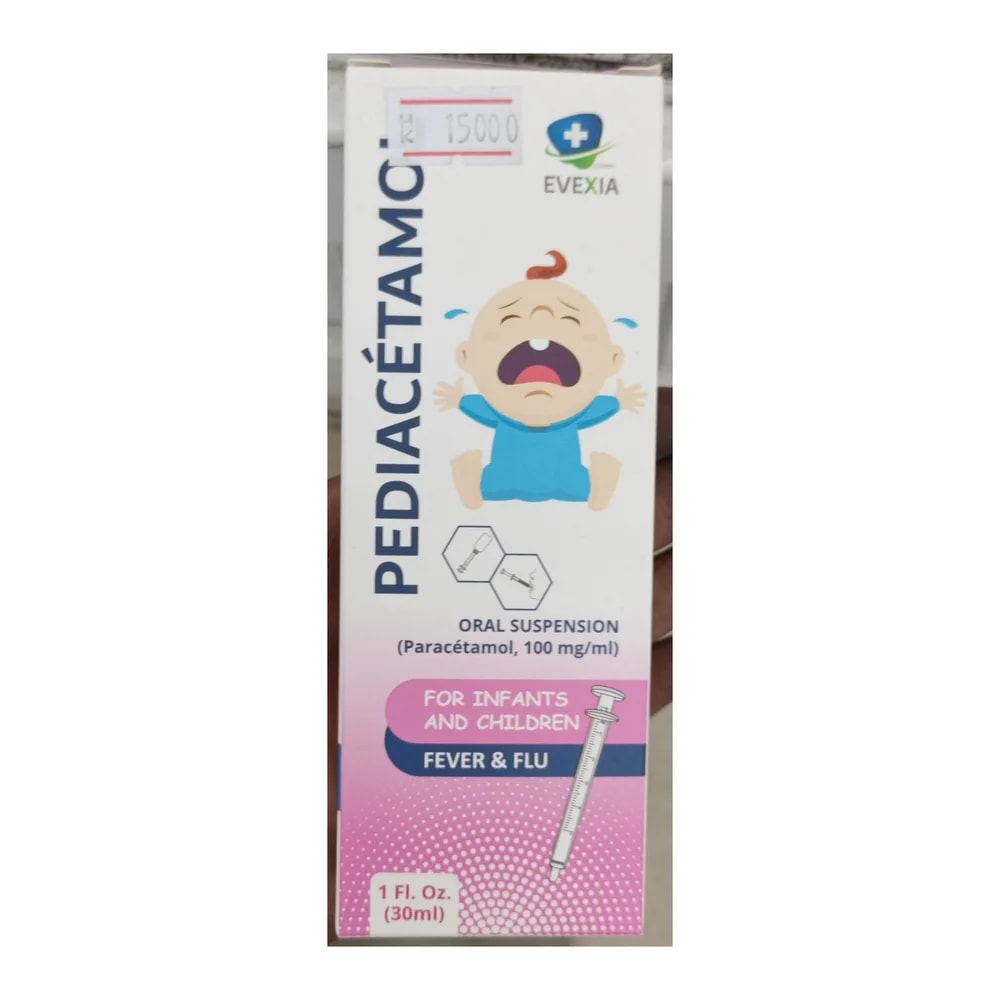 Pediacétamol 100 mg/ml (30 ml) - Morhachun Pharmacies