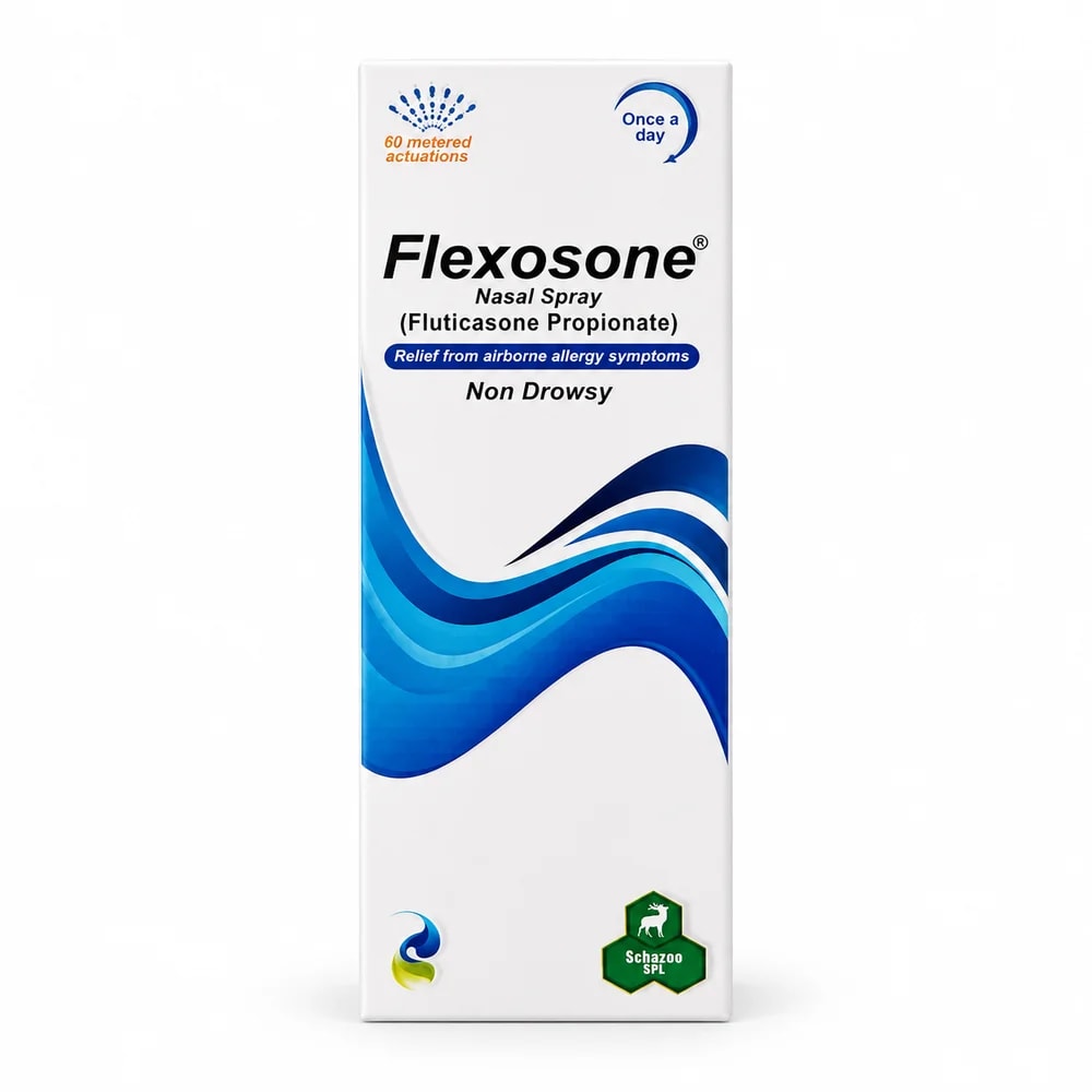 Flexosone Fluticasone propionate 50 mcg per actuation - Reachiny Pharmacy