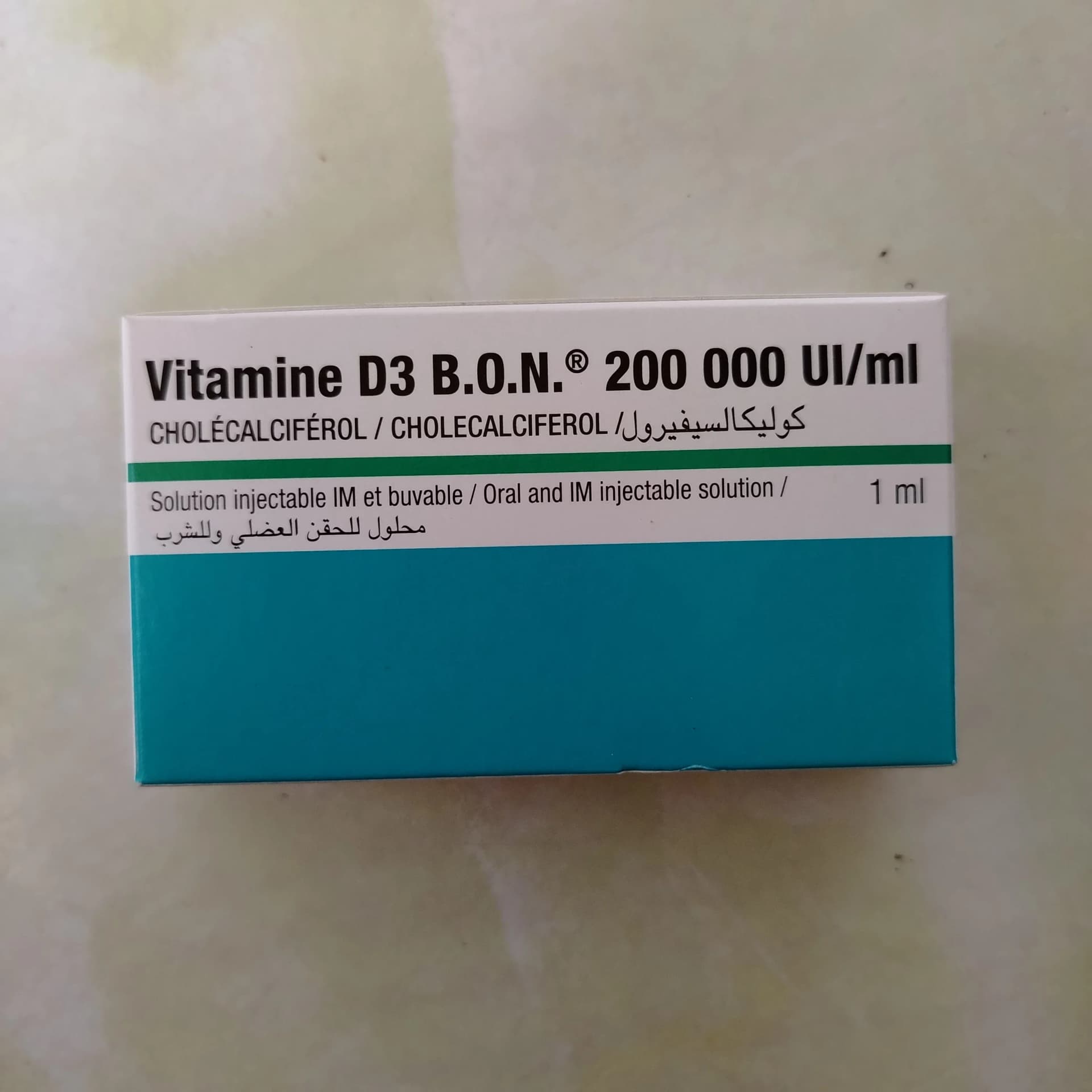 Vitamine D3 B.O.N. 200 000 IU / 1 ml