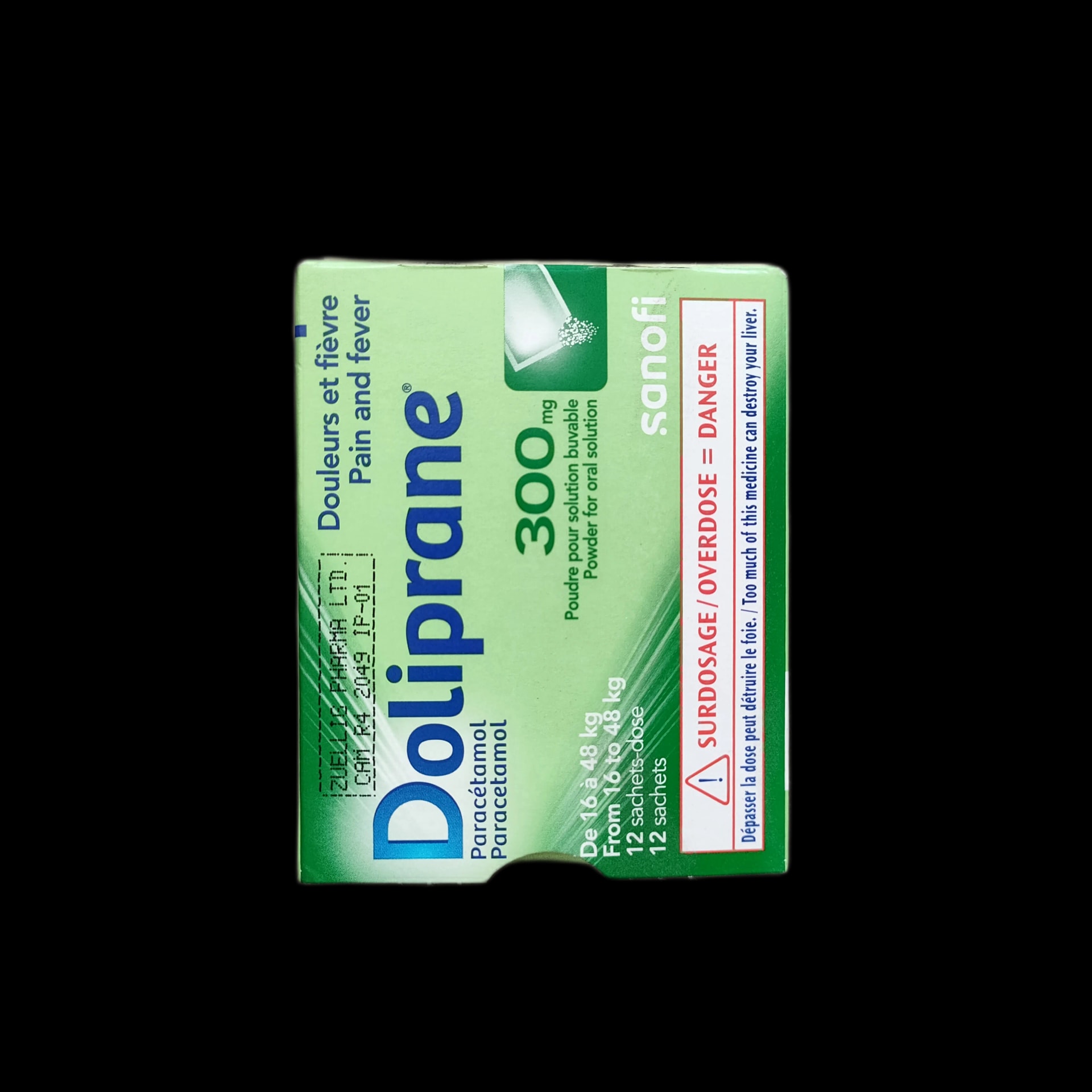 Doliprane 300mg Sachet 300mg - SREY MOM PHARMACY