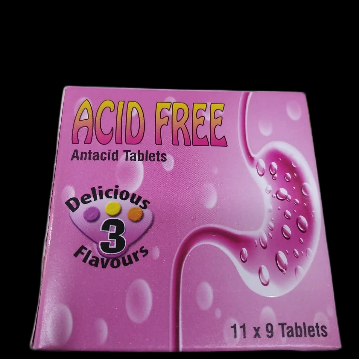 Acid Free Antacid Tablets Dried Aluminium Hydroxide BP 300mg per tablet