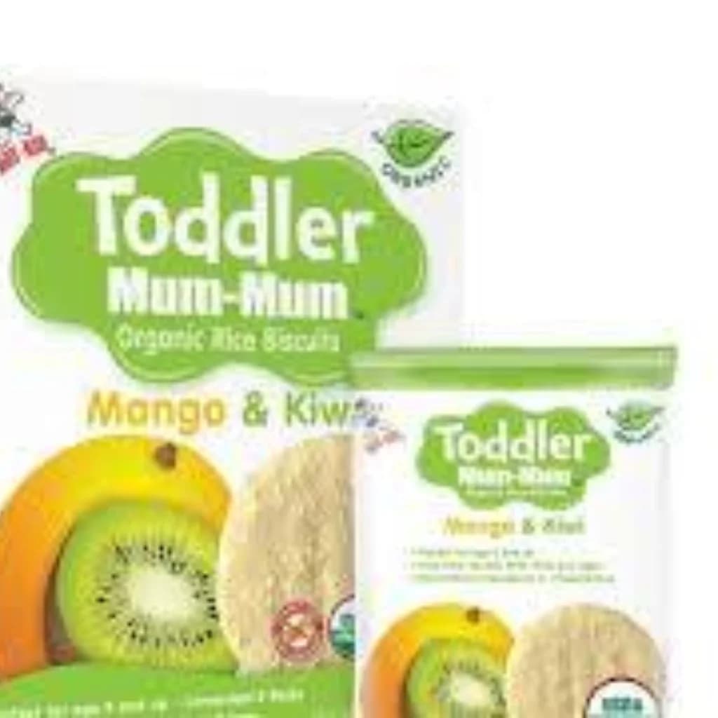 Mum-Mum Rice Rusks Mango and Kiwi Flavour 50 g; 10 packs