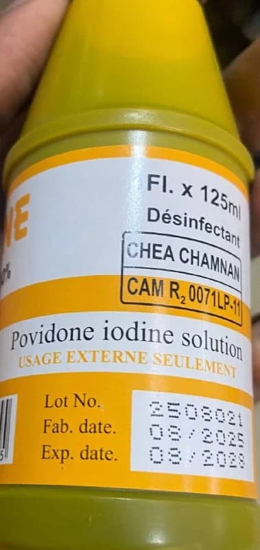 Povidone iodine solution 125ml