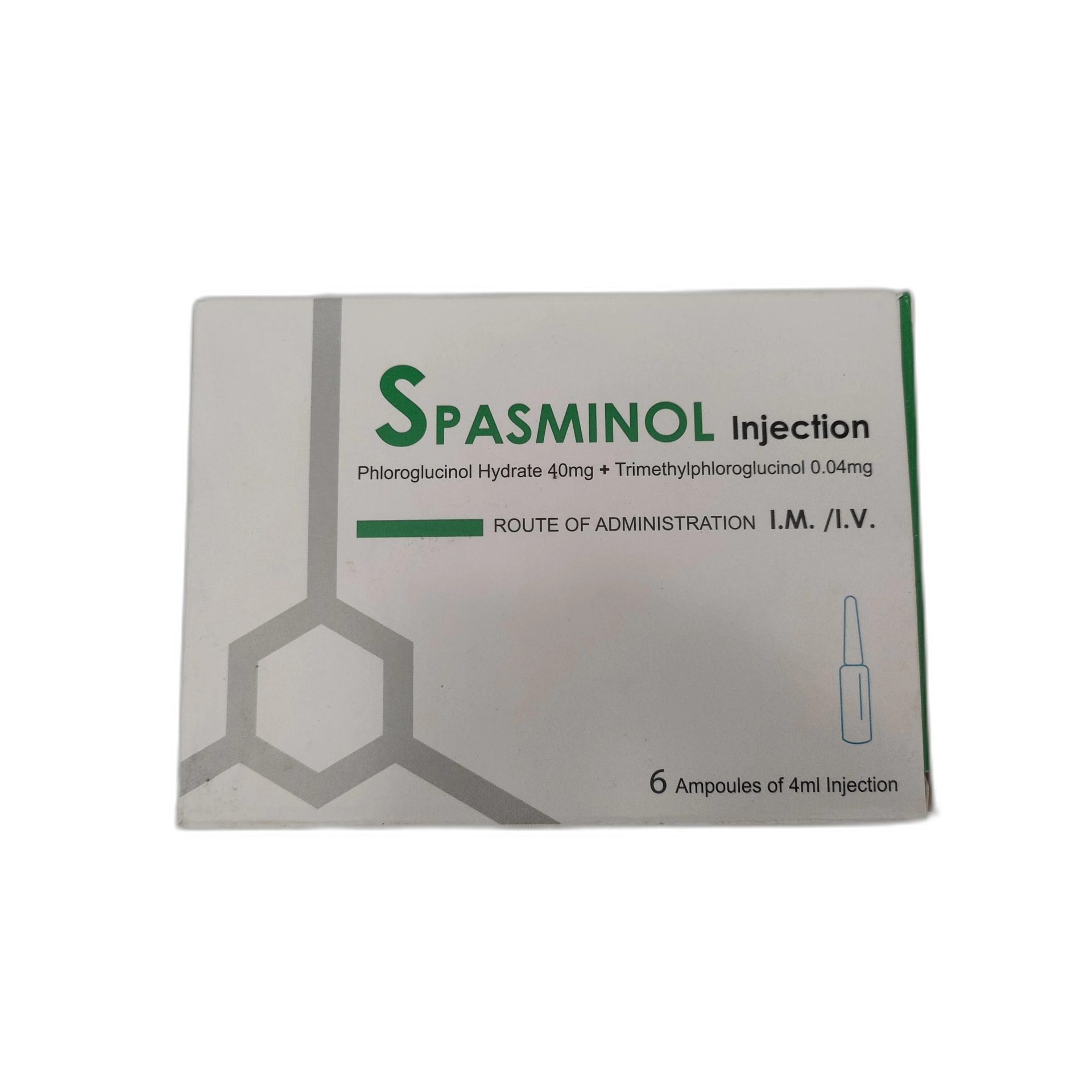 Spasminol 40 mg / 4 mL per ampoule - PONLEU DOUNG DARA PHARMACY