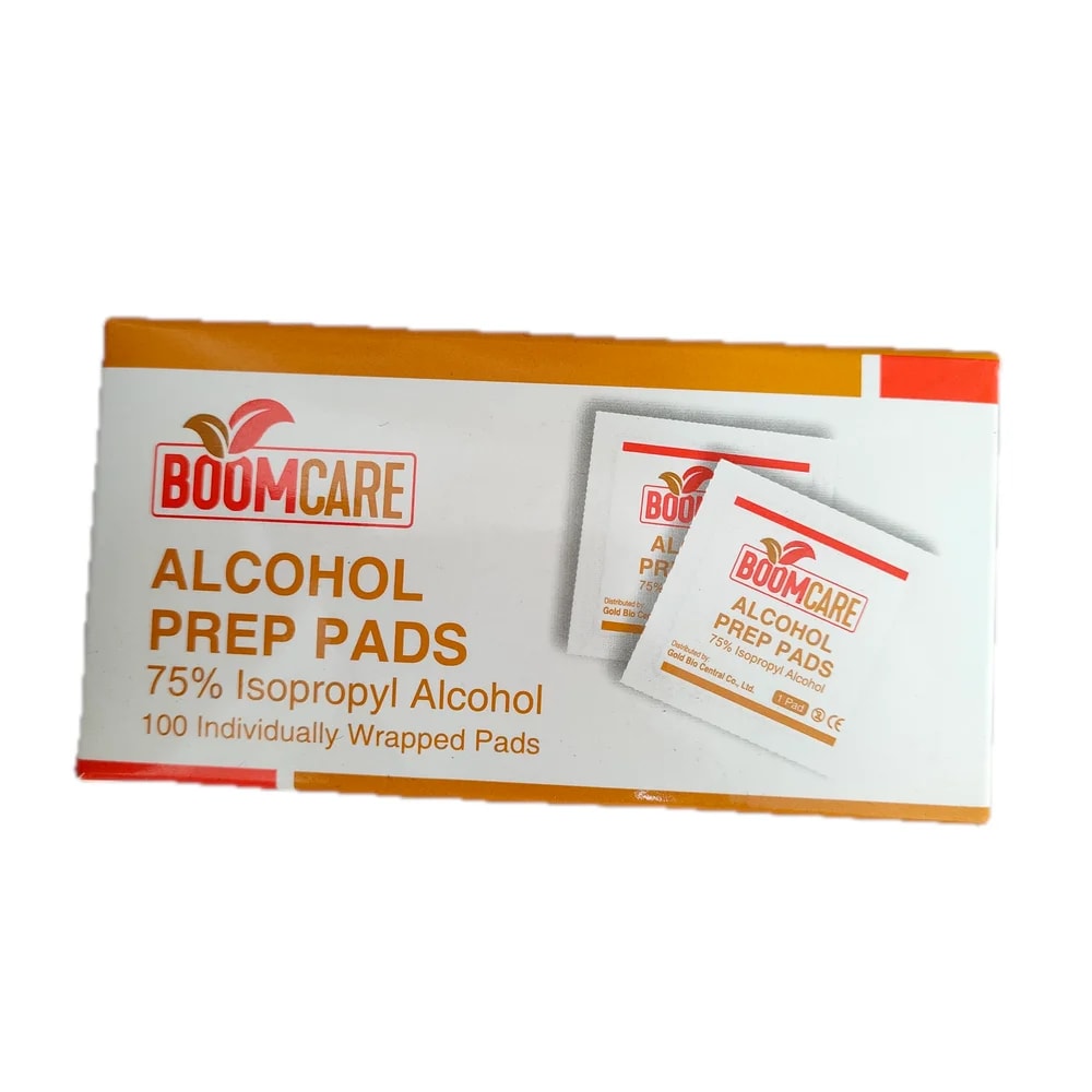 Boomcare Alcohol Prep Pads 75% v/v - Preash Khan Pich I Pharmacy
