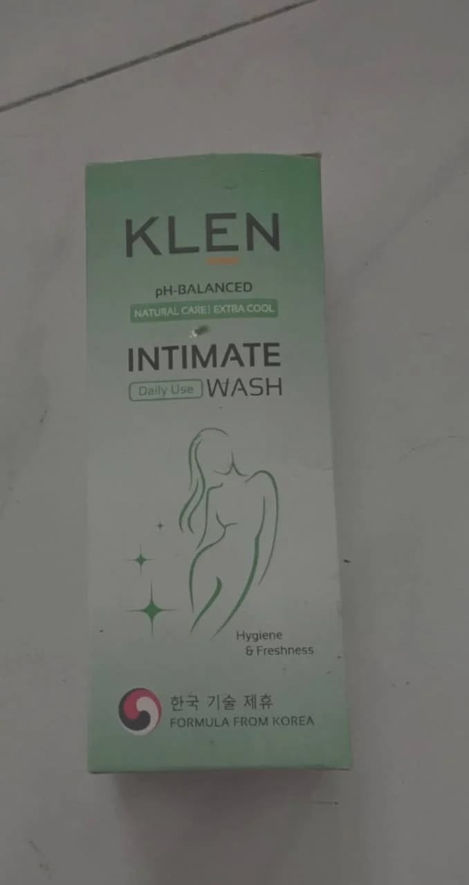KLEN Intimate Wash Extra Cool pH-balanced intimate wash