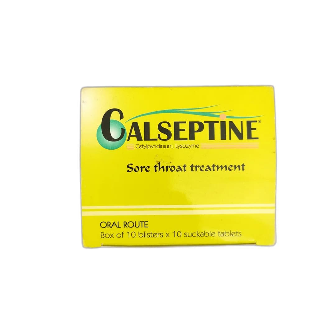 Calseptine Cetylpyridinium chloride 1.5 mg / Lysozyme hydrochloride 20 mg