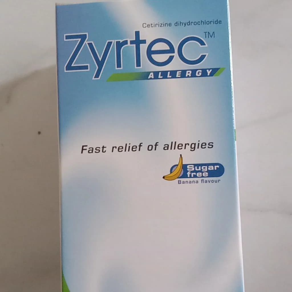 Zyrtec Allergy 1 mg of cetirizine dihydrochloride per ml (0.1% solution)