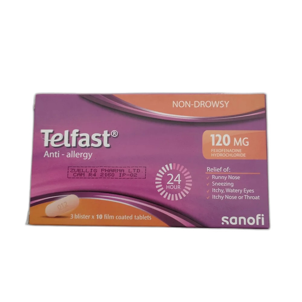 Telfast 120 mg - MEY PHARMA PHARMACY