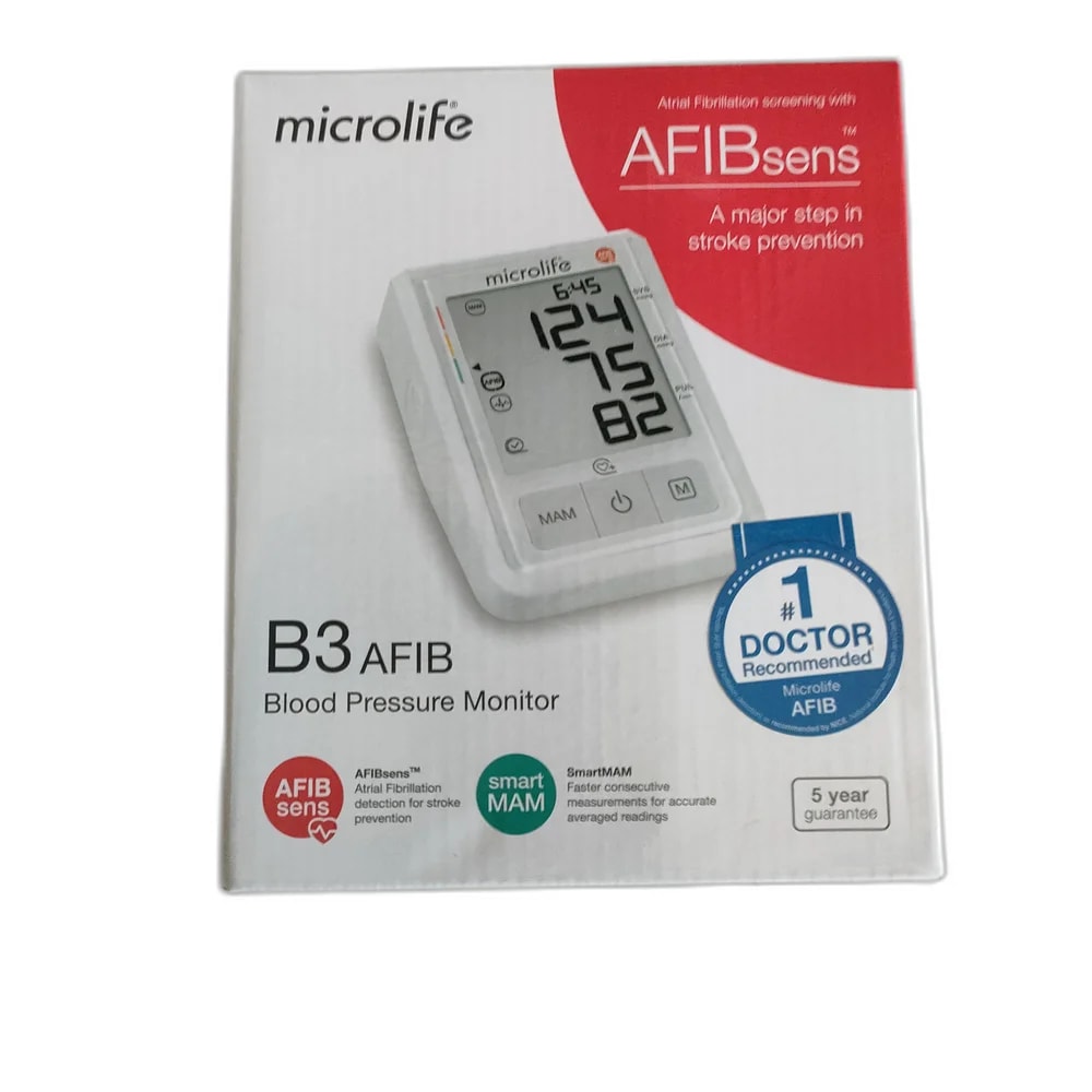 Microlife BP B3 AFIB Digital Blood Pressure Monitor Not available - SUKHA PHARMACY