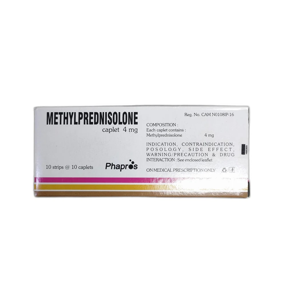 Methylprednisolone Phapros 4 mg - Depot de Pharmacie B Rotha