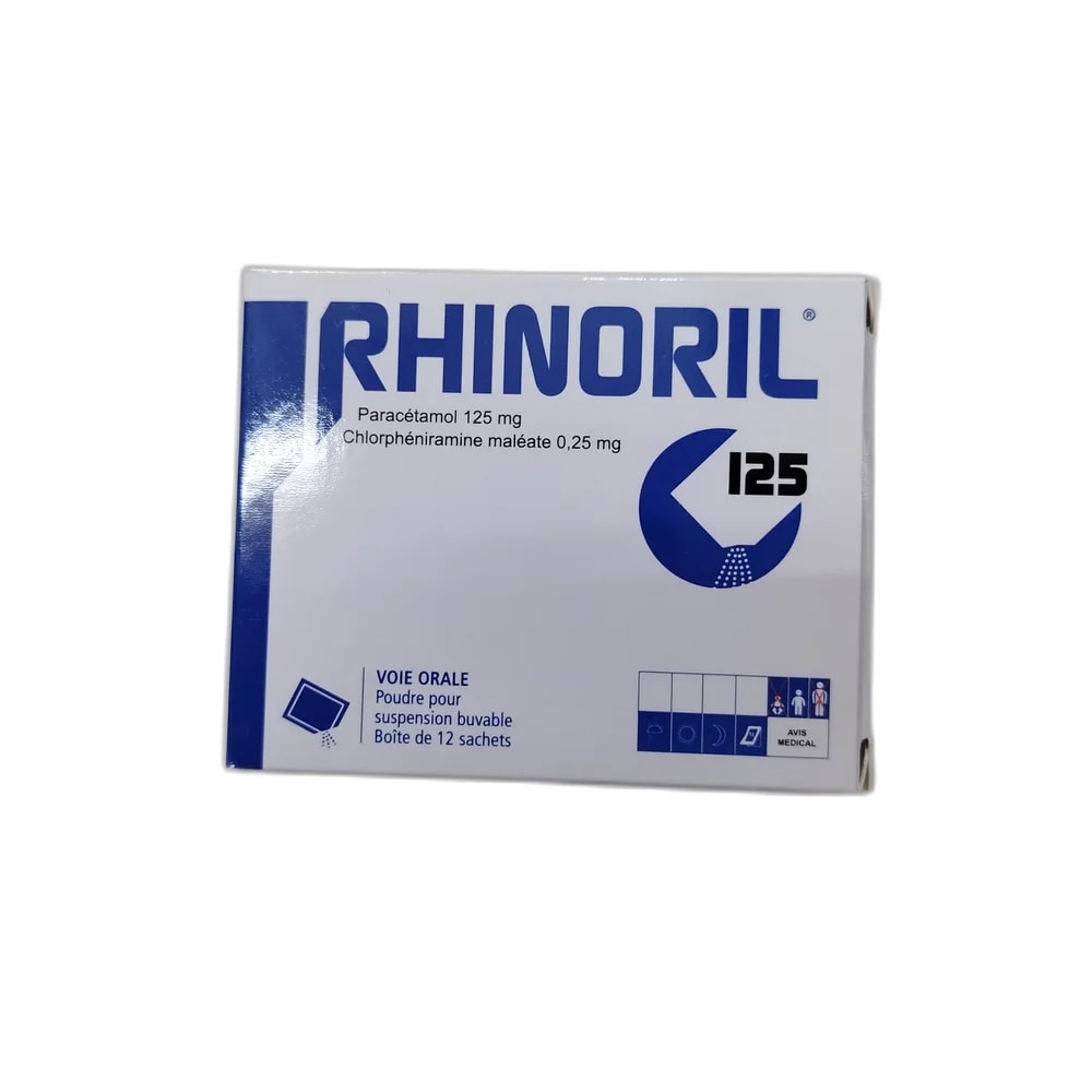 Rhinoril 125 mg / 0.25 mg - PHARMACIE LA BELLE PHARMA