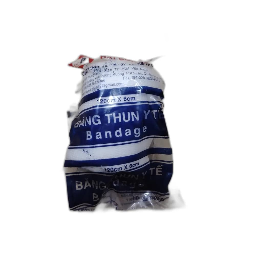 Hải Sơn Pha Băng Thun Y Tế 120 cm x 6 cm