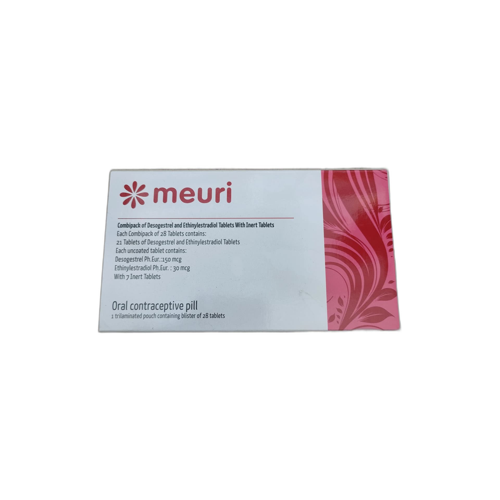 Meuri Oral Contraceptive Pill Desogestrel 150 mcg / Ethinylestradiol 30 mcg