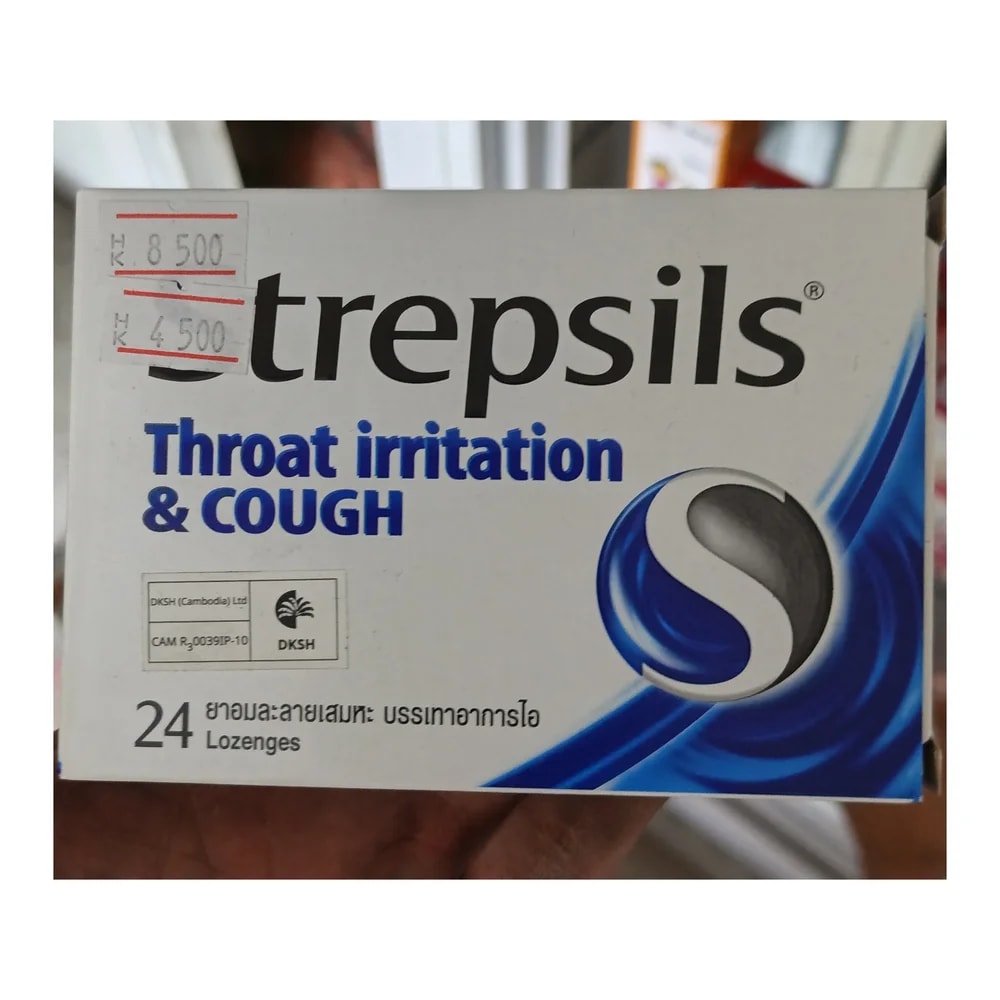 Strepsils Throat Irritation & Cough 15 mg - Morhachun Pharmacies