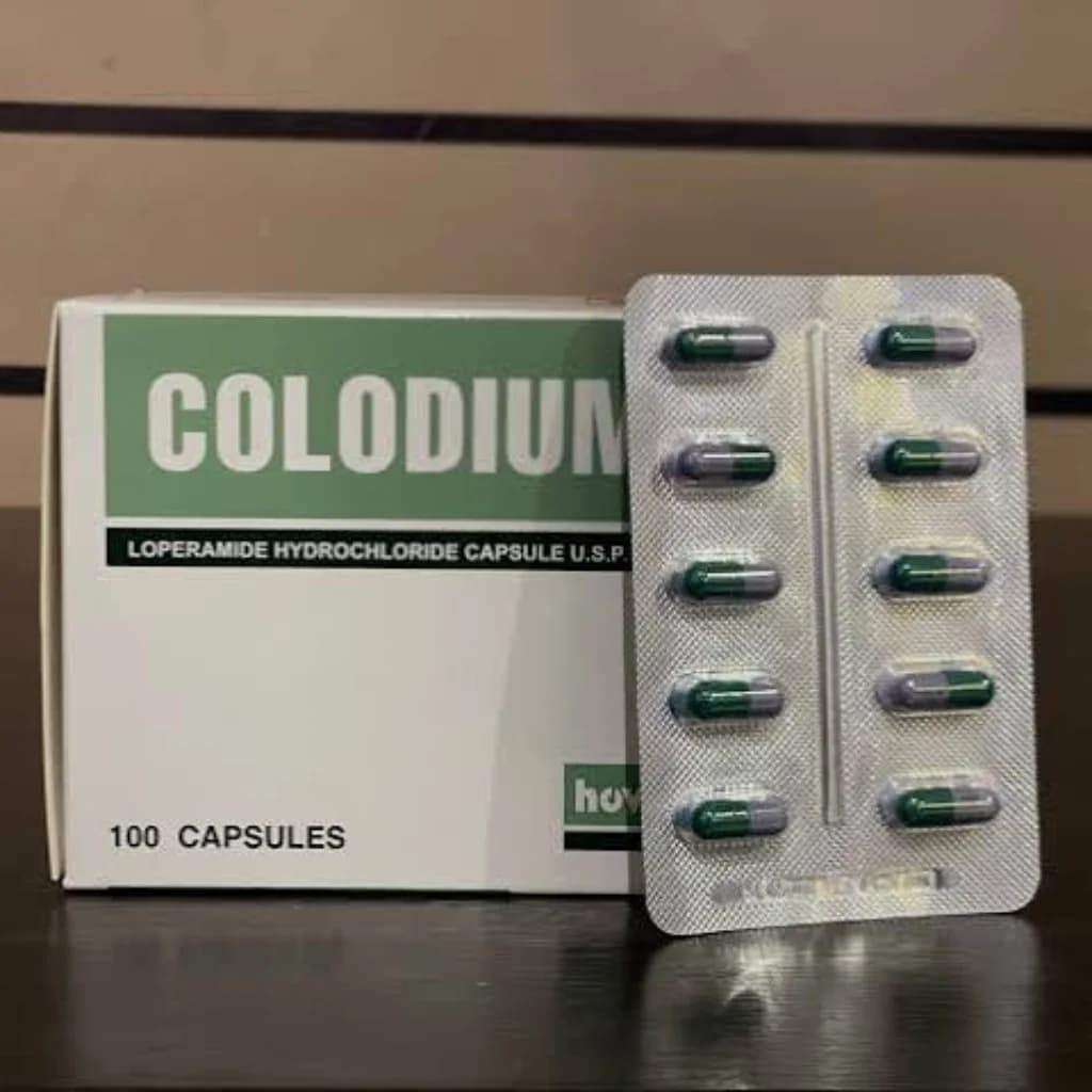 Colodium Loperamide hydrochloride 2 mg capsules