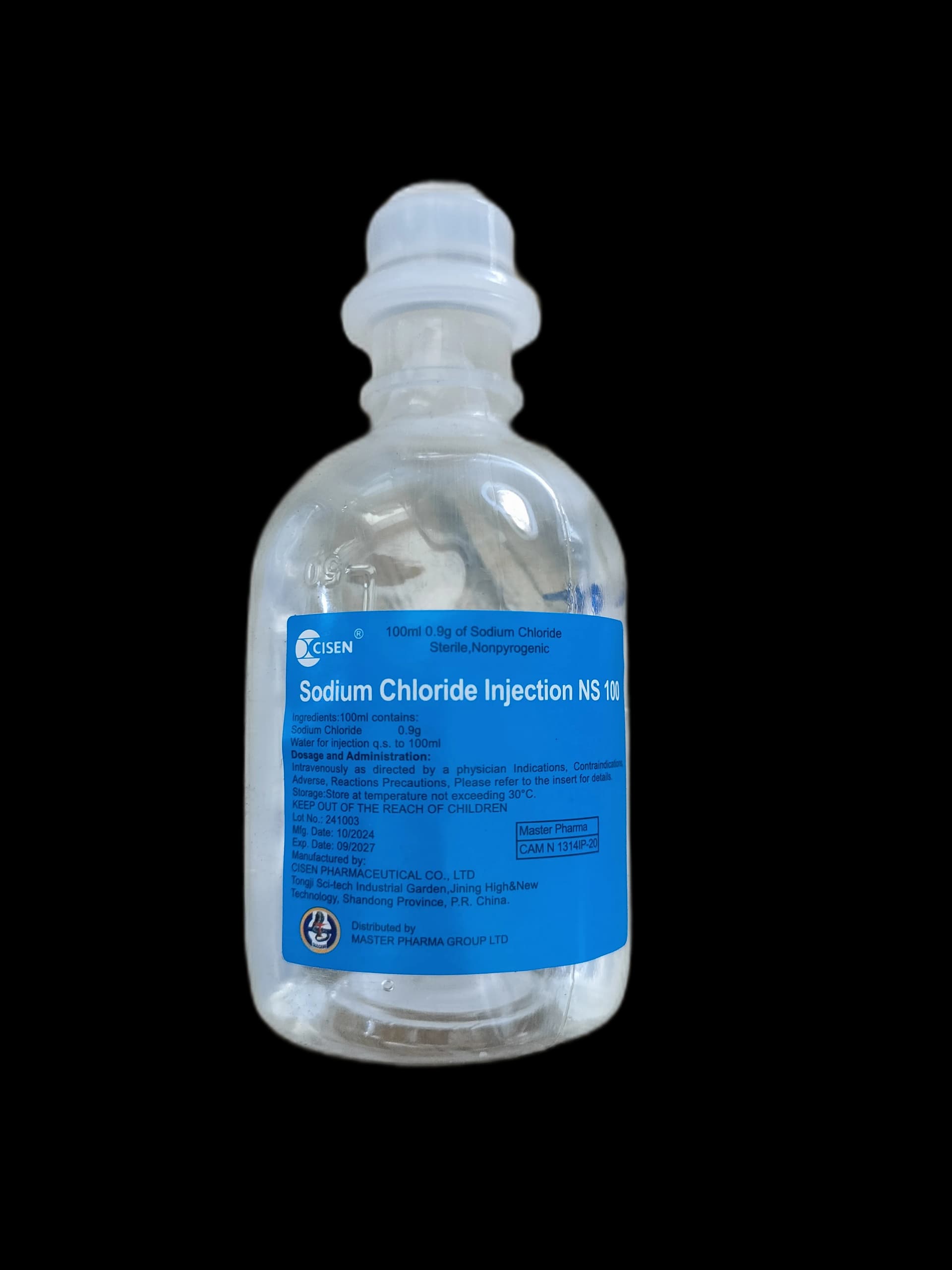 Sodium Chloride Injection NS 100ml 0.9% / 100ml