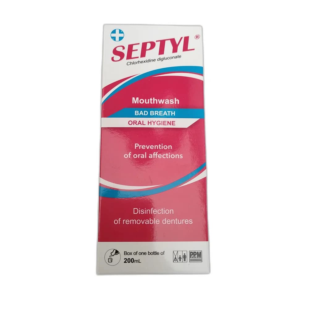 Septyl Chlorhexidine digluconate 0.1 g per 100 mL