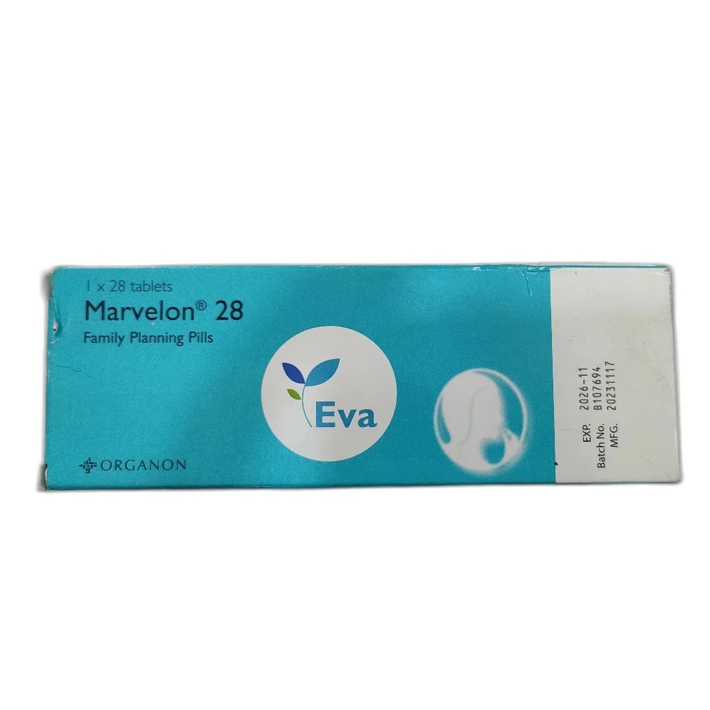 Marvelon 28 Eva 0.150 mg desogestrel / 0.030 mg ethinylestradiol - PONLEU DOUNG DARA PHARMACY