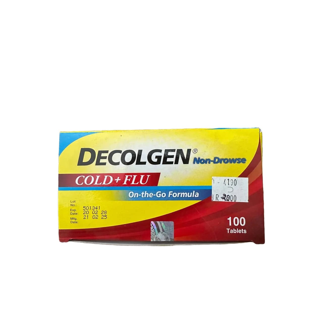 Decolgen Non-Drowse Cold+Flu 500 mg/10 mg