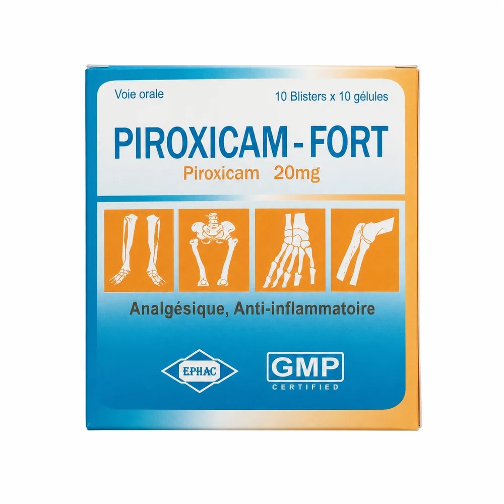 Piroxicam-Fort 20 mg - Preah Chan Tep Pharmacy