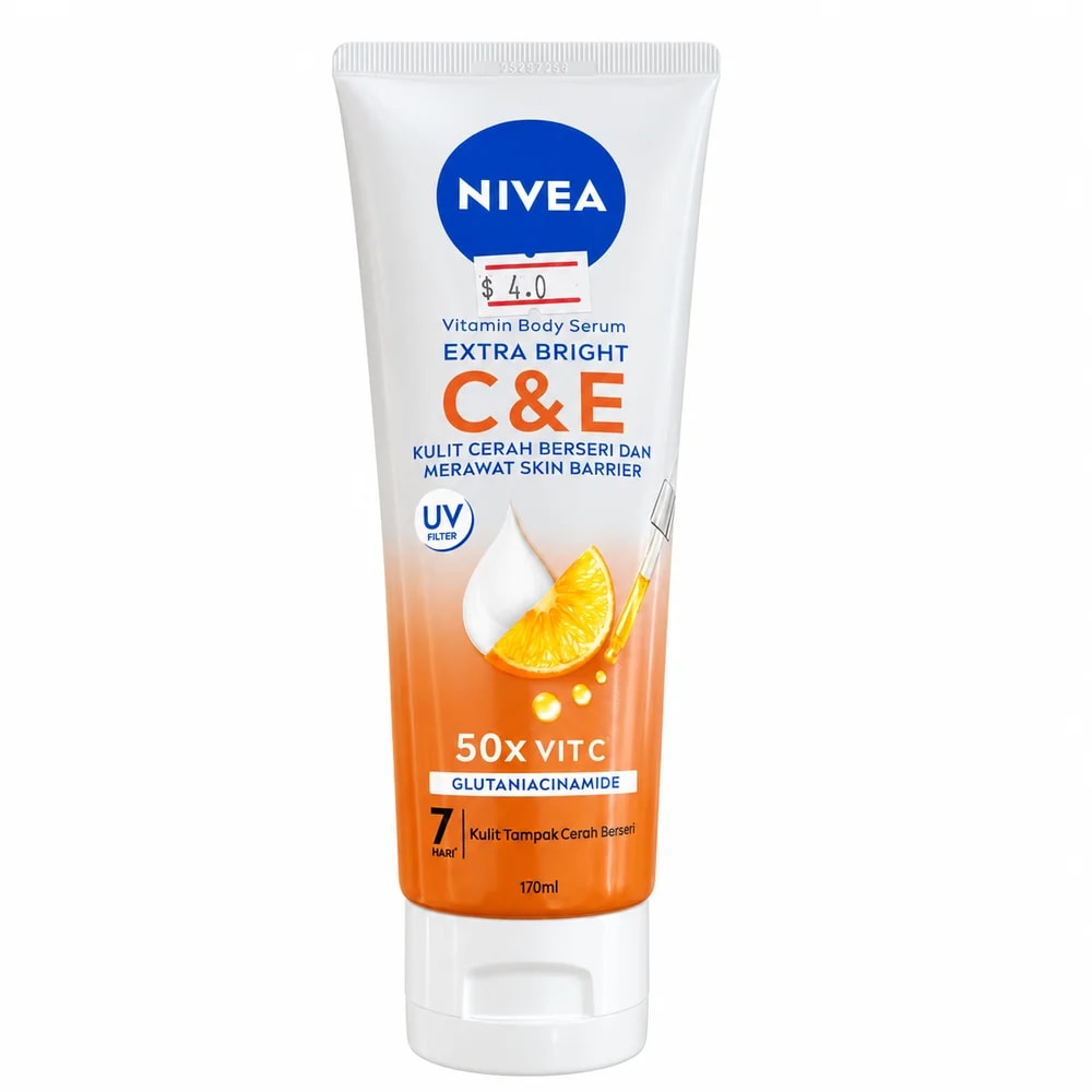 NIVEA Extra Bright C & E Vitamin Body Serum. 170 ml - Pharmacy Krech hong