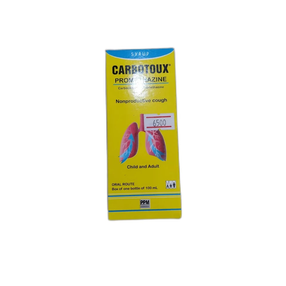 Carbotoux 100 mg / 2.5 mg per 5 mL - PHARMACIE LA BELLE PHARMA
