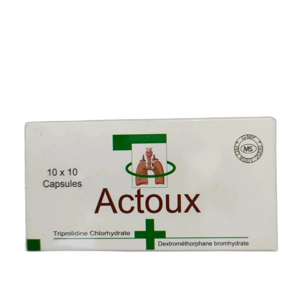 Actoux Triprolidine 2.5 mg / Dextromethorphan 30 mg - PHARMACIE MONGKUL