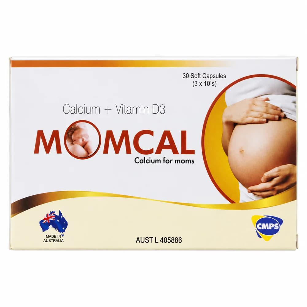 MOMCAL Calcium 250 mg / Vitamin D3 400 IU
