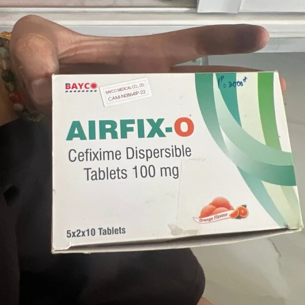 AIRFIX-O Cefixime 100 mg - SETHIKA CARE Pharmacy