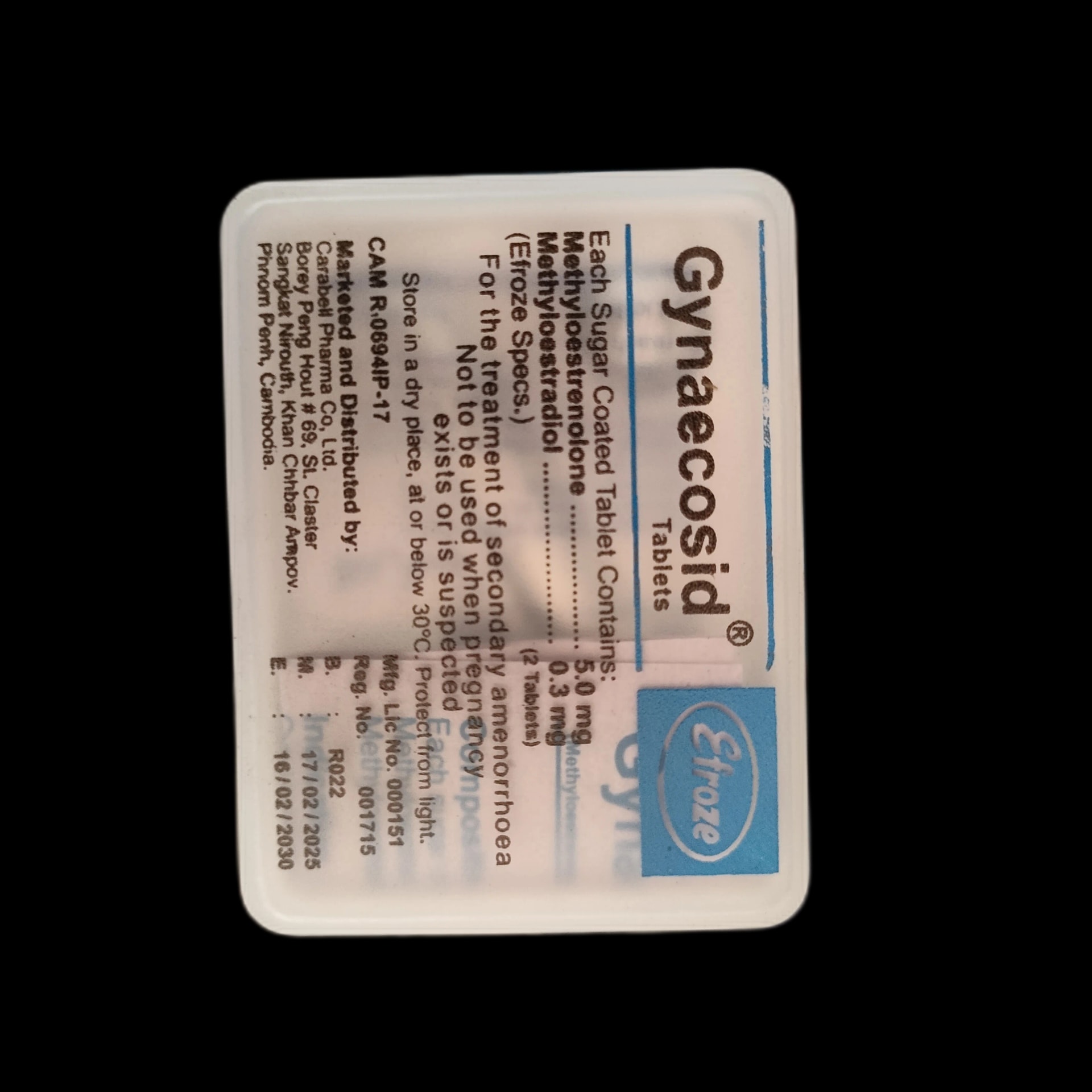 Gynaecosid Not available - SREY MOM PHARMACY