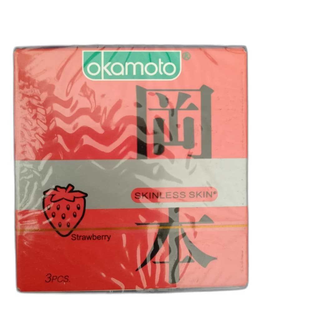 Okamoto Skinless Skin Strawberry 53 mm