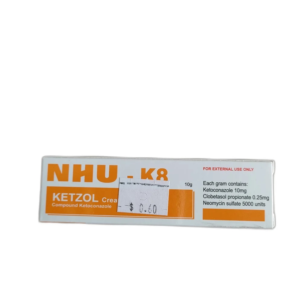 Ketzol Ketoconazole 1% + Clobetasol propionate 0.025% + Neomycin sulphate 5000 units/g - SUKHA PHARMACY
