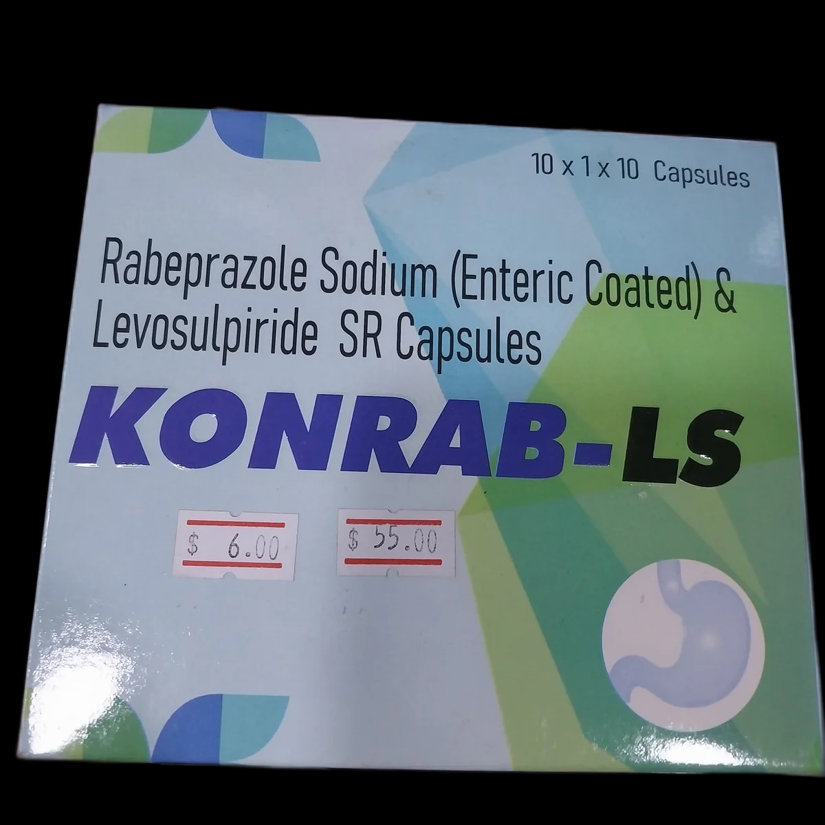 Konrab-LS Rabeprazole 20mg + Levosulpiride 75mg - α±ααααααΆααααααααααααα