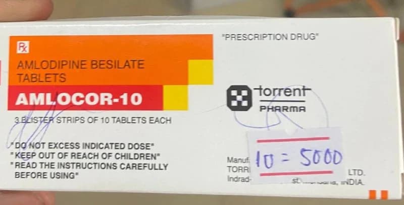 AMLOCOR-10 Amlodipine Besilate Tablets 10mg