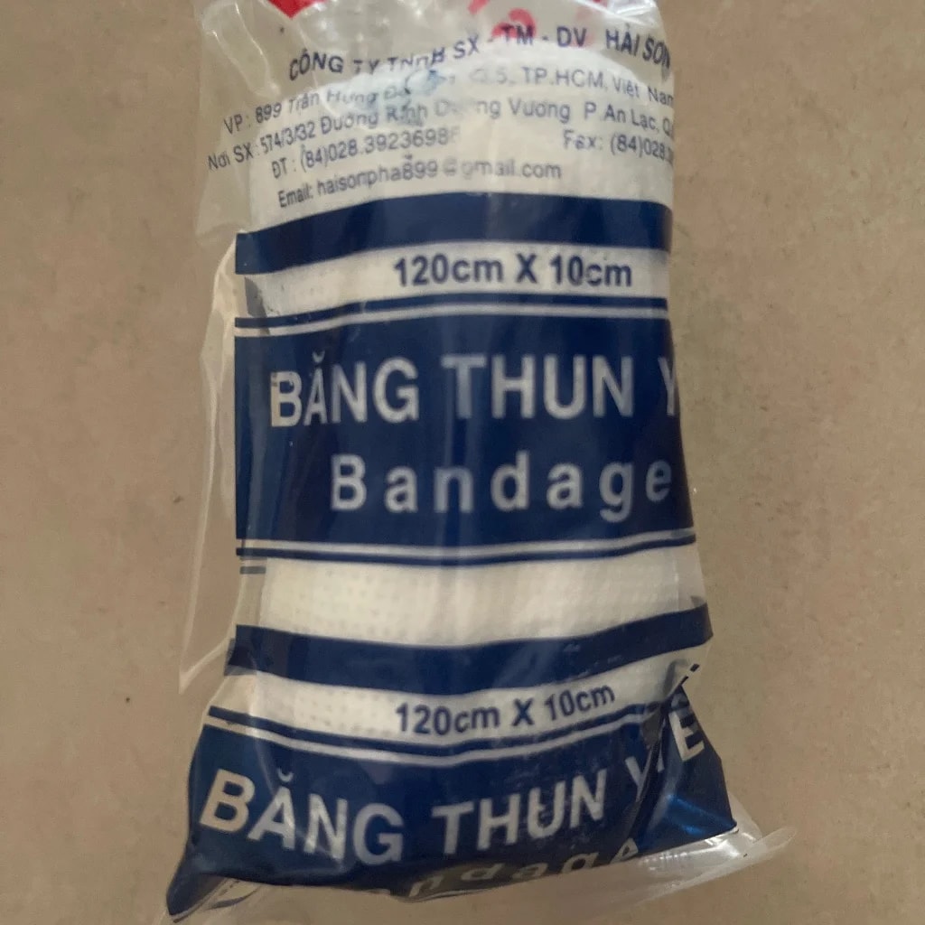 Bang thun y te Bandage 120*10cm - PONLEU DOUNG DARA PHARMACY