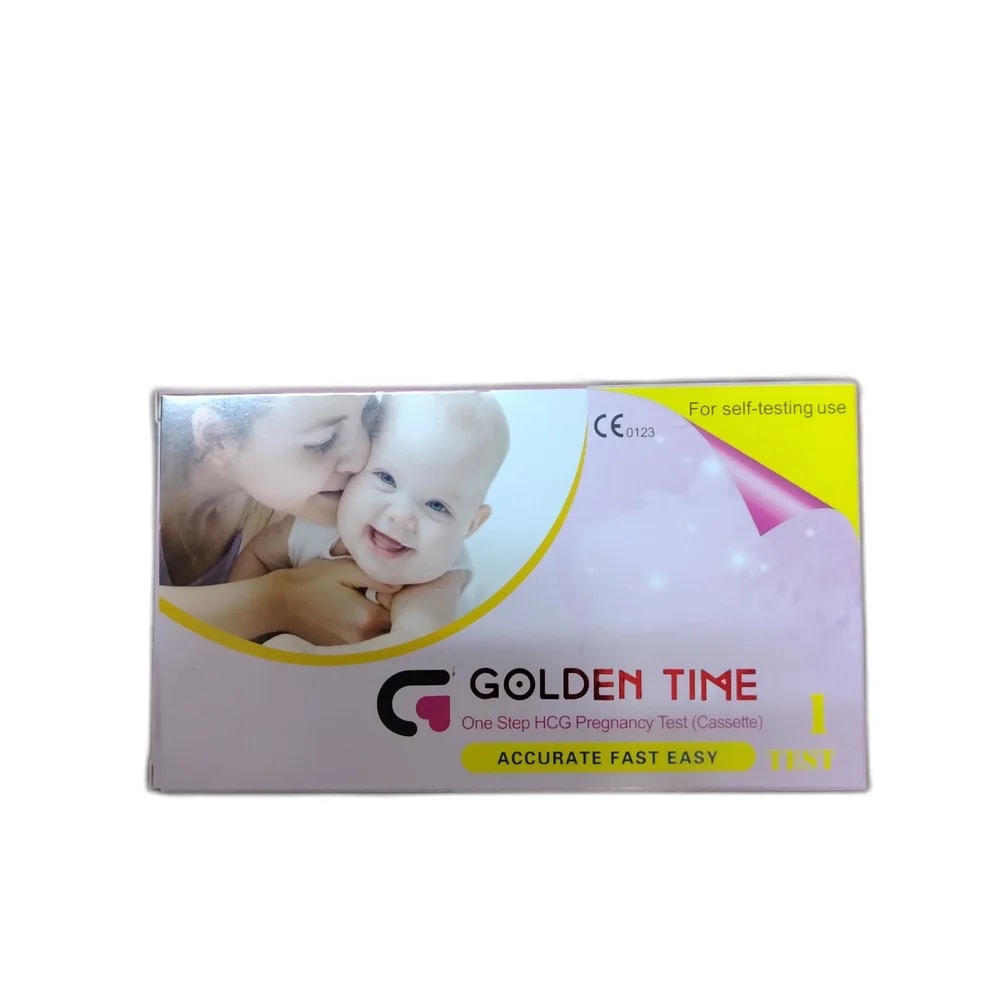 Golden Time HCG Pregnancy Test 1 test cassette - PHARMA ASSIST PHARMACY