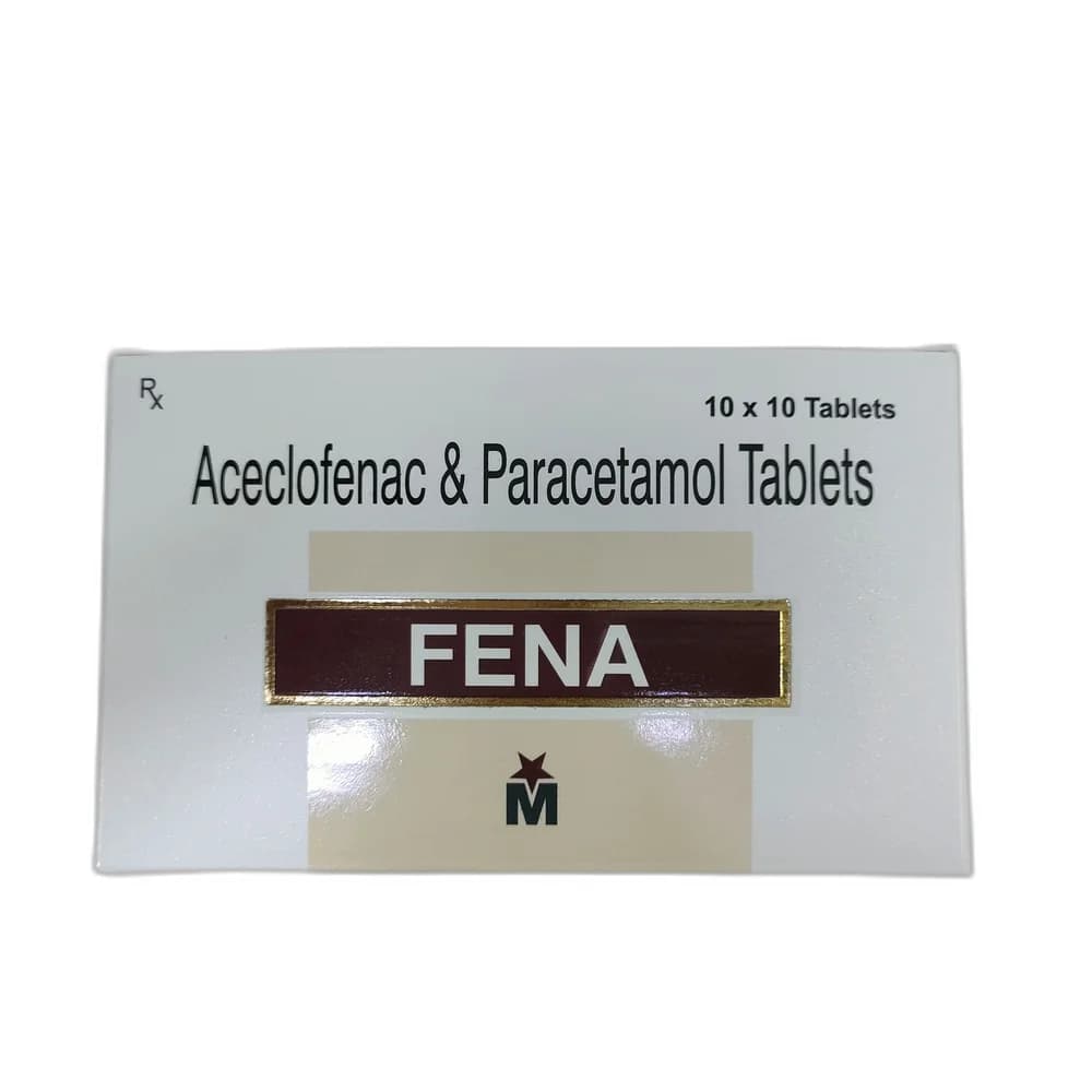 Fena Aceclofenac 100 mg + Paracetamol 500 mg