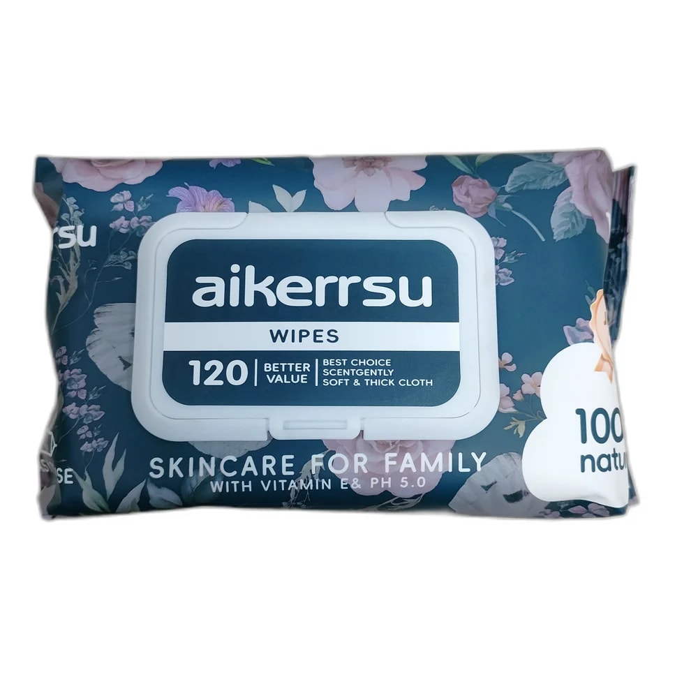 Aikerrsu Family Wipes 120 wipes - Depot de Pharmacie B Rotha