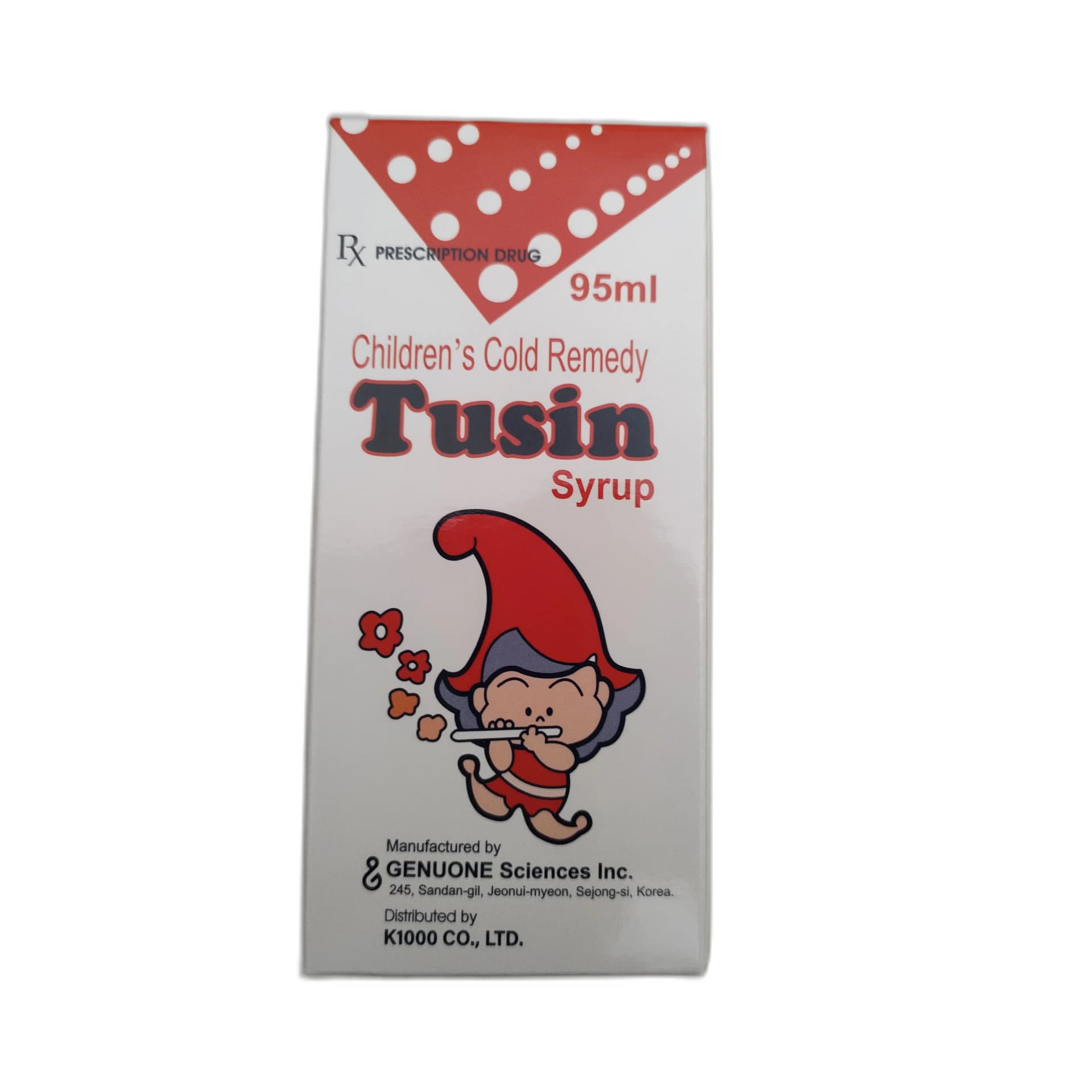 Tusin 1000 mg / 50 mg / 62.5 mg / 8.3 mg / 233.3 mg per 100 ml