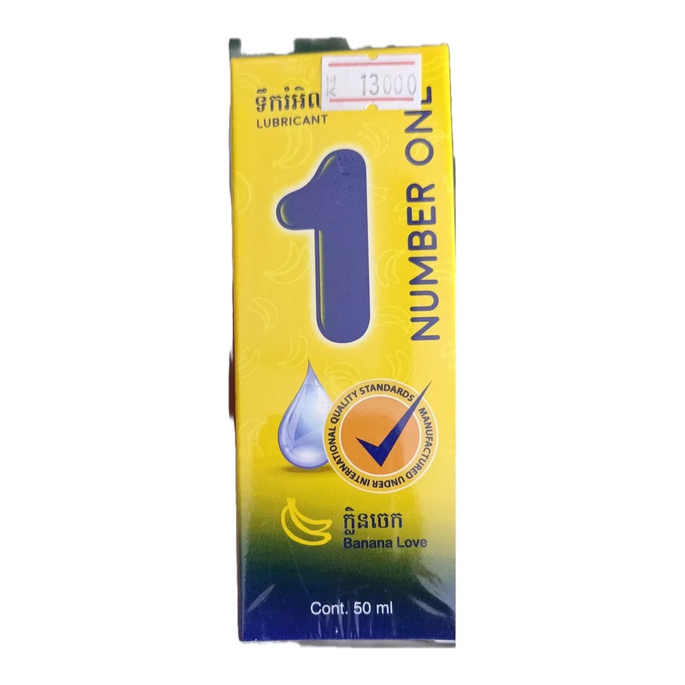Number One Lubricant Banana Love 50 ml - Morhachun Pharmacies