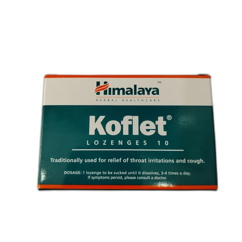 Himalaya Koflet Lozenges 3.30 g per lozenge, 10 lozenges - PHARMA ASSIST PHARMACY